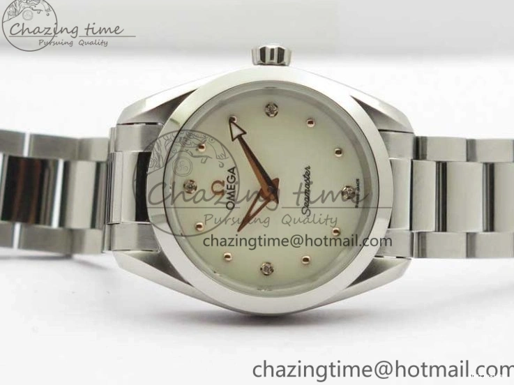 0302 Aqua Terra Seamaster ZF 1:1 Best Edition White Dial on SS Bracelet Gen Lightweight 7903